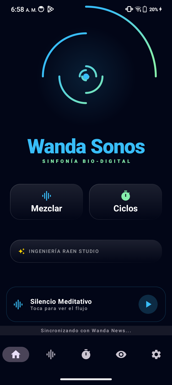 Inicio de Wanda Sonos